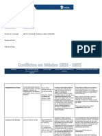 MIII-U2-Actividad 2. Conflictos en México 1833-1855.