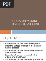 Decision-Making and Goal-Setting