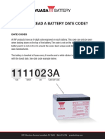 How To Read A Battery Date Code?