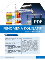 Kim 3.02 - 4.02 - 5 - Koligatif Elektrolit Dan Non Elektrolit