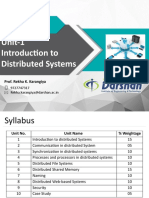 Introduction To Distributed Computing System
