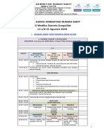 Jadwal Survei Akreditasi Rumah Sakit RS Medika Stannia Sungailiat 13 S/D 15 Agustus 2019