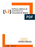 Estudio de Politicas Publicas de Juventud de La Comunidad de Madrid