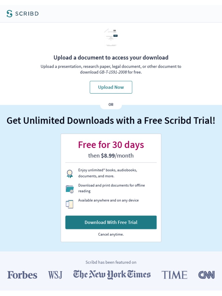 Scribd Subscription Plans Overview | PDF