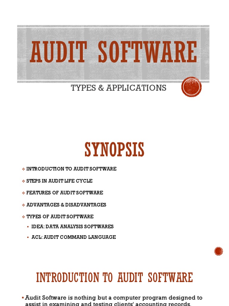 Information Technology - Audit Softwares | PDF | Audit | Product Lifecycle