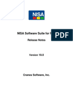NISA Software Suite For FEA: Release Notes