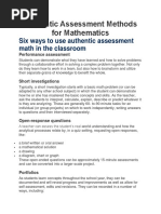 Assessment and Activities Tools