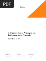 A Importância Da Psicologia No Sistema Prisional