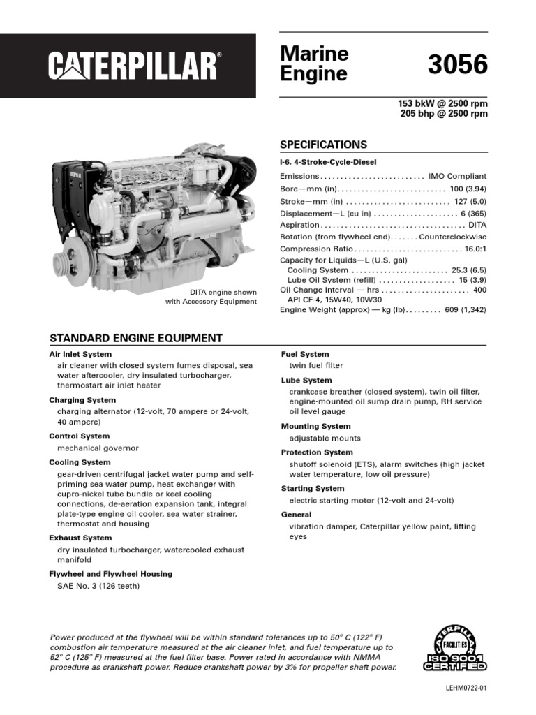 Caterpillar Engine | PDF | Motor Oil | Turbocharger