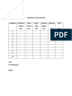 Possible Questions in A Pageant | PDF