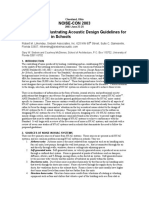 2003 - Case Studies Illustrating Acoustic Design Guidelines