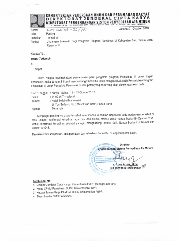 Surat Cpmu | PDF