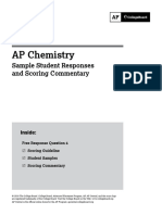 AP Chemistry: Sample Student Responses and Scoring Commentary