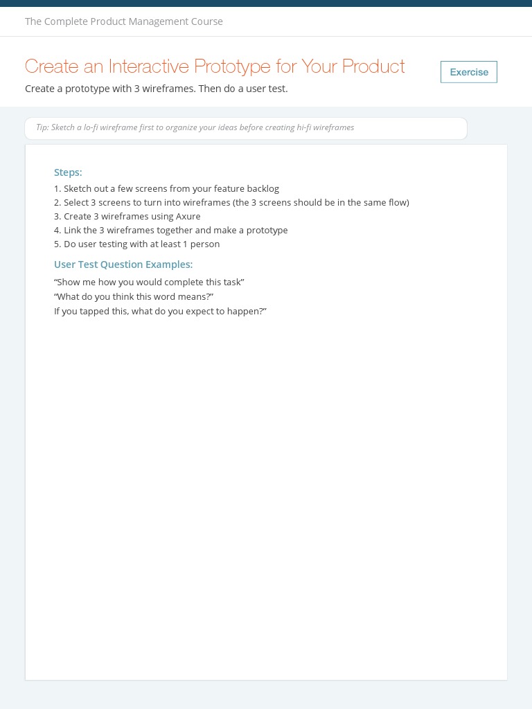 Create An Interactive Prototype For Your Product: Steps | PDF