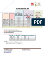 2019 Room Rates: Period: Period: (Thu/ Fri/ Sat) Period: Meals