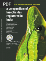 1edited Final A Compendium of Insecticides Registered in India Rangaswamy Et Al 2018 Dept of Plant Pathology UAS GKVK Bengaluru