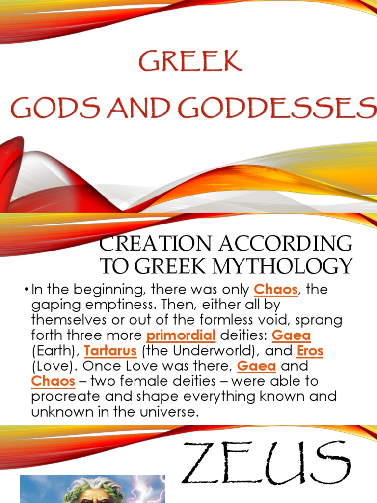 Overview of Greek Gods and Goddesses | PDF | Hera | Zeus