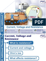 Current Voltage and Resistance