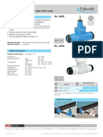 Service Valve: With ISO-fitting For PE Pipe Both Ends No. 2600