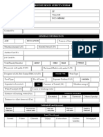 House Hold Survey Form: General Information