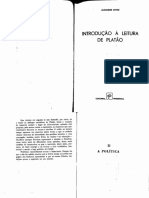 KOYRÉ Alexandre. Introdução À Leitura de Platão