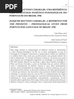 Artigo M. Câmara - Ditongos