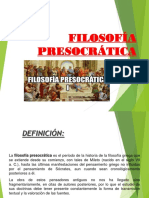 FILOSOFÍA PRESOCRÁTICA - PPTX Exposicion para Vierns