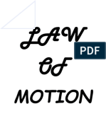 Law of Motion Explained in 40 Characters