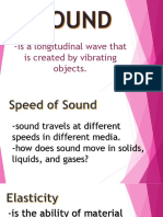 Is A Longitudinal Wave That Is Created by Vibrating Objects