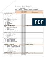 Lista de Chequeo Residencial PDF