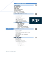 Ba Project Checklist PDF