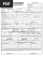 Application Form 2018