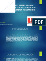 Salidas Alternas en La Resoluciòn de Conflictos Panama