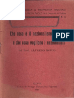 Rocco, Alfredo. - Che Cosa È Il Nazionalismo e Che Cosa Vogliono I Nazionalisti (2014)