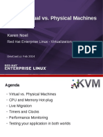 Virtual Vs Physical Machines by KVM