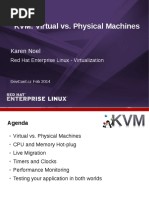 Virtual Vs Physical Machines by KVM