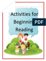 Activities For Beginning Reading Final