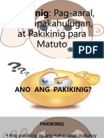 Powerpoint Pakikinig