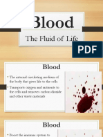 Blood: The Fluid of Life