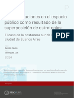 Transformaciones en el espacio público como resultado de la superposición de estrategias