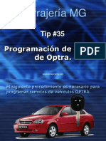 Tip 35 Programacion Control Chevrolet Optra