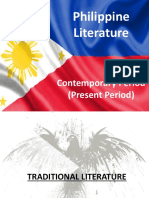 Philippine Literature: Contemporary Period (Present Period)