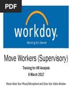 Move Workers (Supervisory) : Training For HR Analysts 6 March 2017