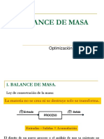 Balance de Masa