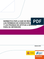 Normativa Permisos y Pruebas de Aptitud PDF