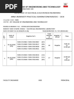 Uniersity Lab Schedule Nov Dec 2018