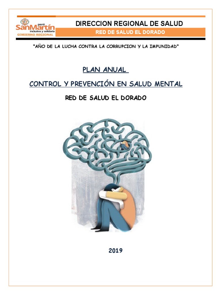 Plan Anual de Salud Mental 2019 | PDF | Salud mental | Trastorno mental