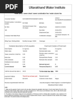 Water Bill Invoice Template | PDF