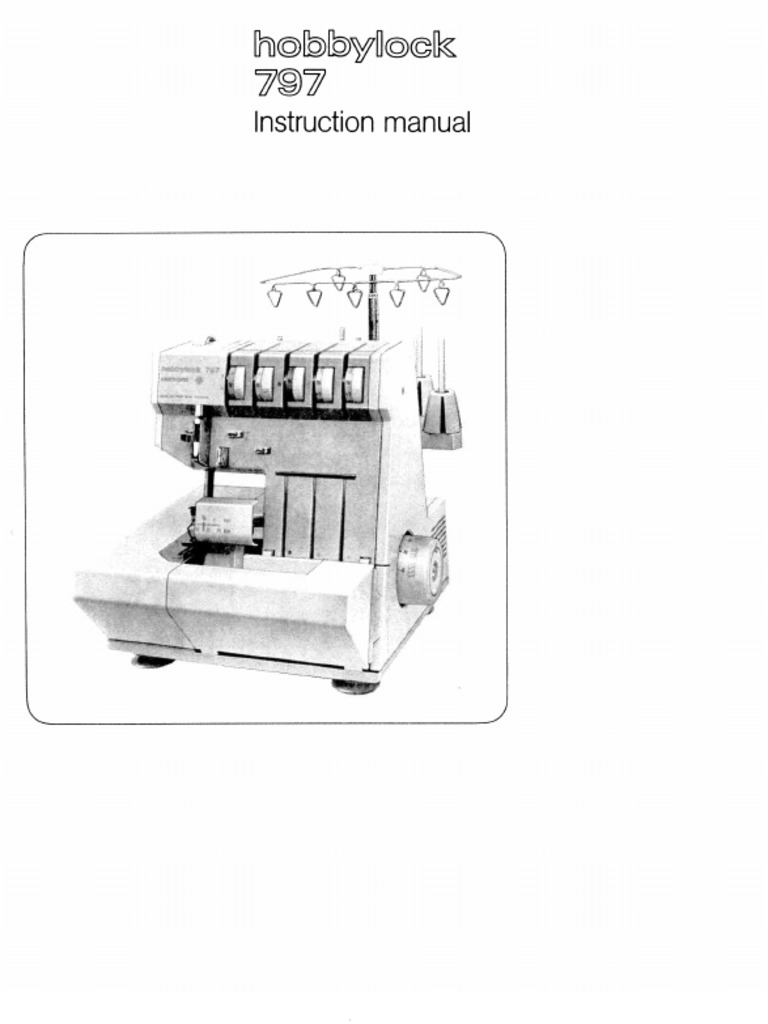 Hobbylock 797 Manual en PDF Sewing Seam (Sewing)