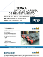 TEMA 1. Concepto Cañeria de Revestimiento PDF